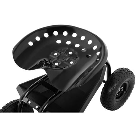 Fahrbarer Gartensitz Garten Rollsitz Gartenhelfer Sitzwagen Gartenwagen