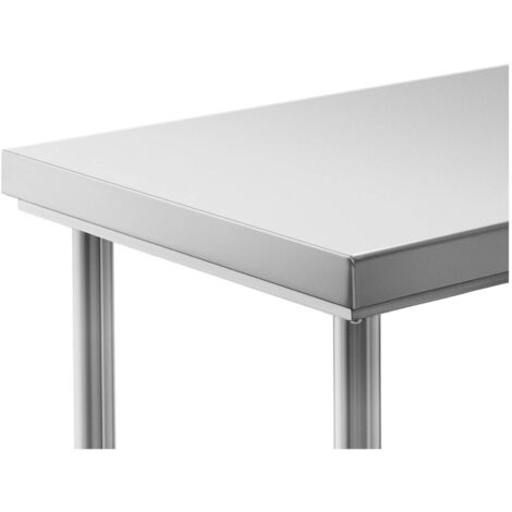 Edelstahl Arbeitstisch Edelstahltisch Zerlegetisch Gastro 120 x 60 cm 400 kg