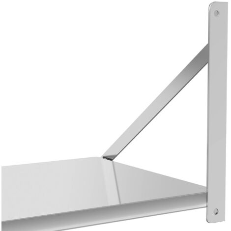 Edelstahl Regal Wandregal Wandboard Küchenregal Gastroregal 48148 In - Foto 2