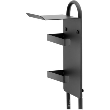 Edelstahl Klopapierhalter Stehend Mit Bürste - Platz Für 4 Rollen