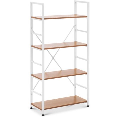 Bücherregal Reisjärvi Weiß, Matt [en.casa
