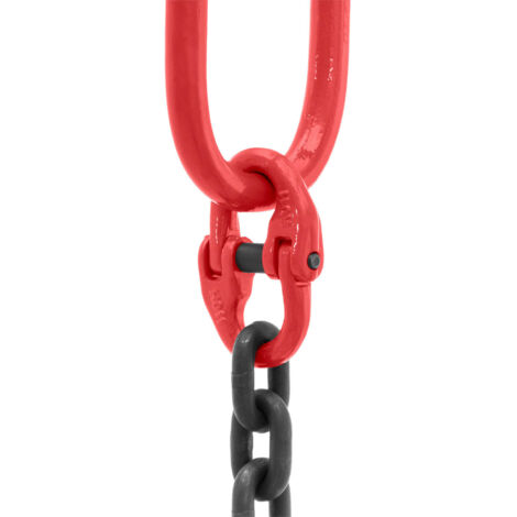 Anschlagkette 1-strängig 8 Mm X 3 M – 2 T Tragkraft, Legierter Stahl, Mit Gabelkopfhaken – Für Bau & Industrie Anschlagkette 1-strängig 8 Mm X 3 M – 2 T Tragkraft, Legierter Stahl, Mit Gabelkopfhaken – Für Bau & Industrie