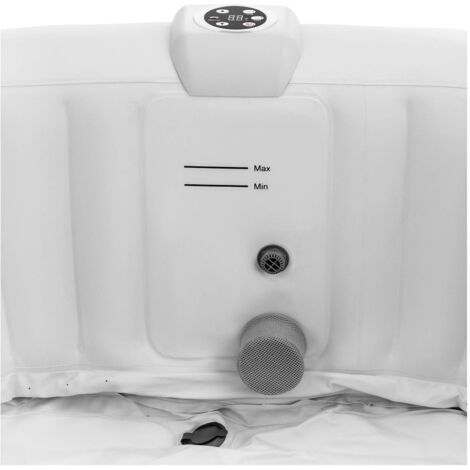 XCZ Aufblasbare Whirlpool-Abdeckung – Wasserdichte, Staubdichte Schutzplane Für 180 Cm Whirlpool, Grau