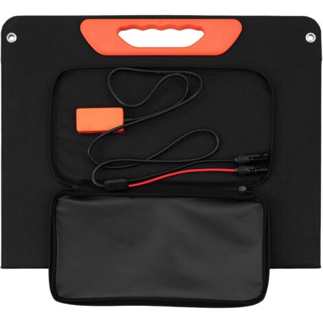 Solartasche Solarpanel faltbar Solarmodul tragbar 60 W 2 USB-Anschlüsse