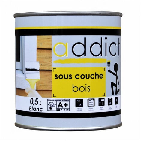 Peinture Sous-couche bois 0.5l blanc - ADDICT
