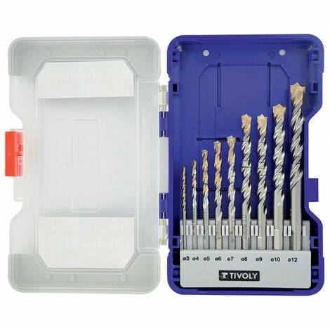 Tivoly • Coffret Ranger T9 Forets Béton gradués SLR Ø 3 à 12mmTechnic