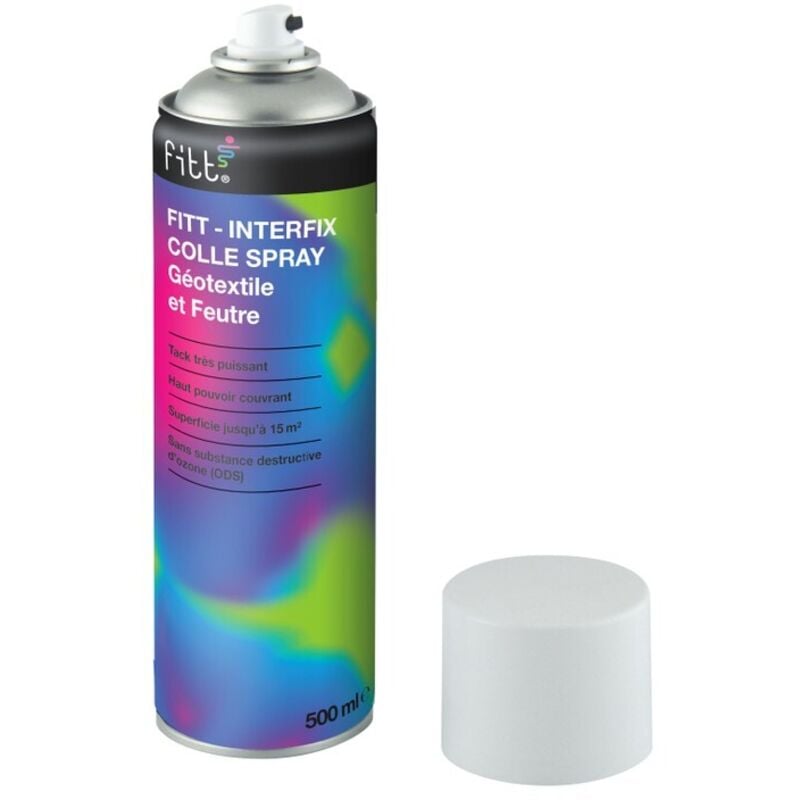 Colle spay géotextile et feutre - Fitt Interfix 500ml - Fitt