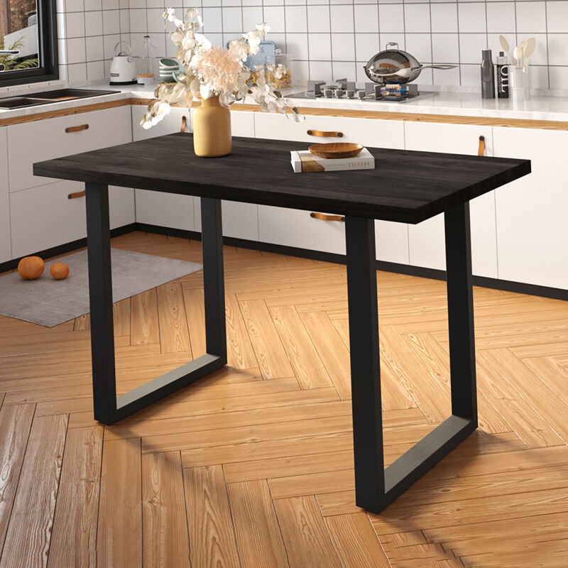 Table De Salle à Manger Authentica En Bois Exotique - 180x100x75 Cm