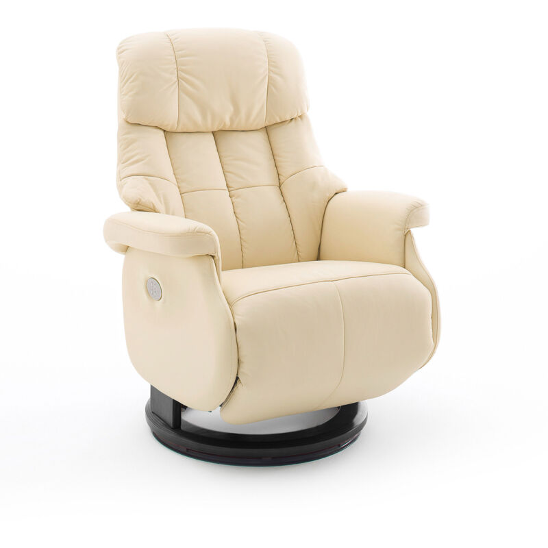 Fauteuil Relaxation Cuir Noir Roche Bobois - Avec Têtière - Contemporain