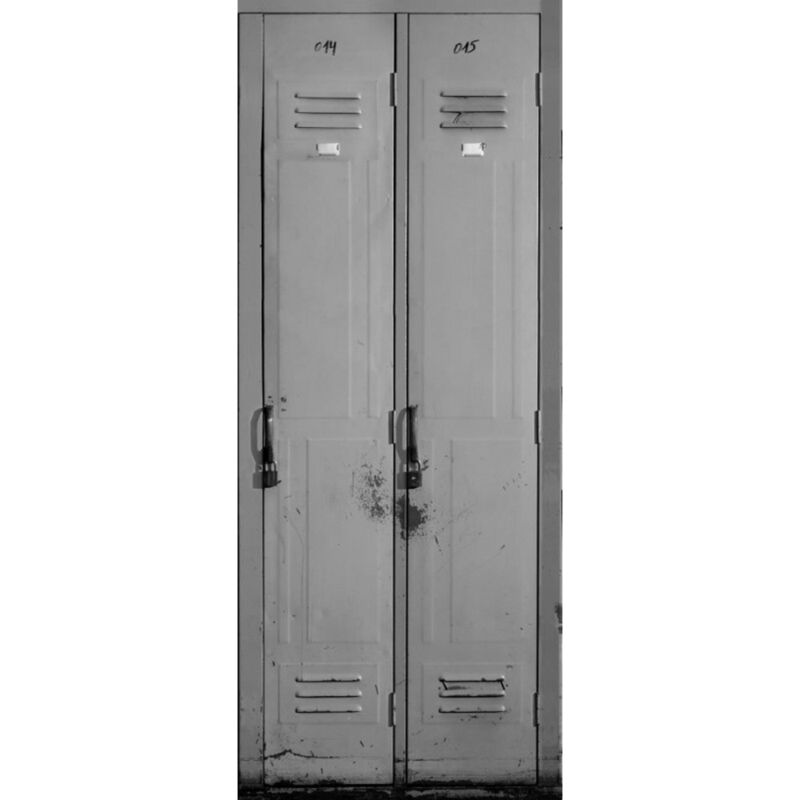 Sticker de porte 83x204cm motif casiers