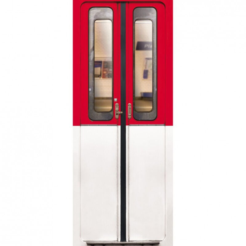 Sticker de porte 83x204cm motif metro