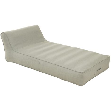Matelas piscine 160x82x50 cm en polypropylène gris clair - GIFTY (1/5)