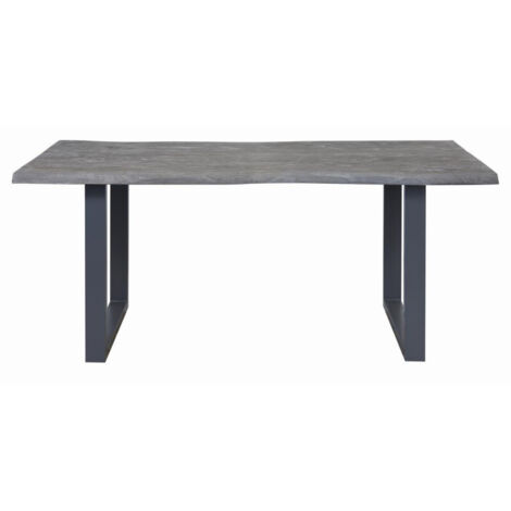 Table à manger 180 cm en acacia gris - CORVO (1/5)
