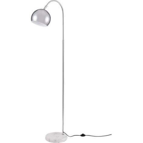 Lampadaire 44x25x155 cm en métal chromé (1/5)