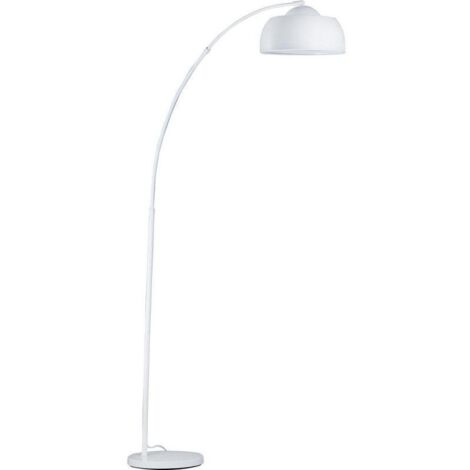 Lampadaire arc 30x30x170 cm en métal blanc (1/5)