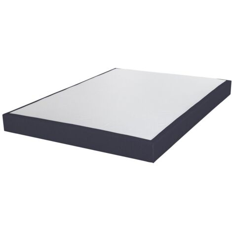 Sommier tapissier SR15 Volcan 160x200 Lattes bois massif - H.15 cm - Made in France (1/2)