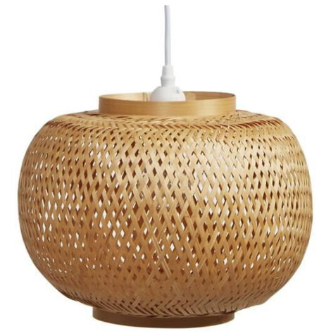 Suspension 20x30x120 cm en bambou naturel (1/5)