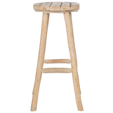 Lexicon Finnian Lot De 2 Tabourets De Bar En Chêne – Hauteur 72,4 Cm – Piètement Bois Massif – Style Moderne