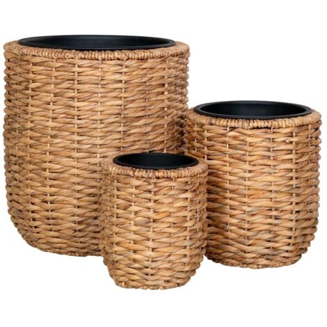 Hanoi abris pour plantes lot de 3 pièces extérieur naturel.