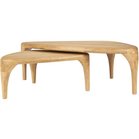 Table basse design, Tables basses Isla Zuiver Bois en Wood, Zuiver (1/5)
