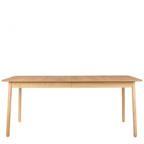 Table à manger 180/240x90x76 cm décor frêne naturel - GLIMPS (1/5)