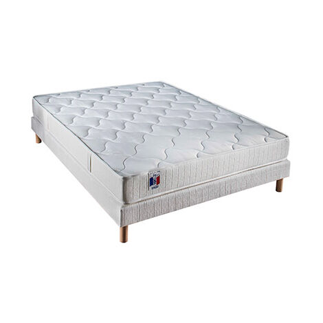 Ensemble Matelas Latex Ep15cm 140x190cm + Sommier