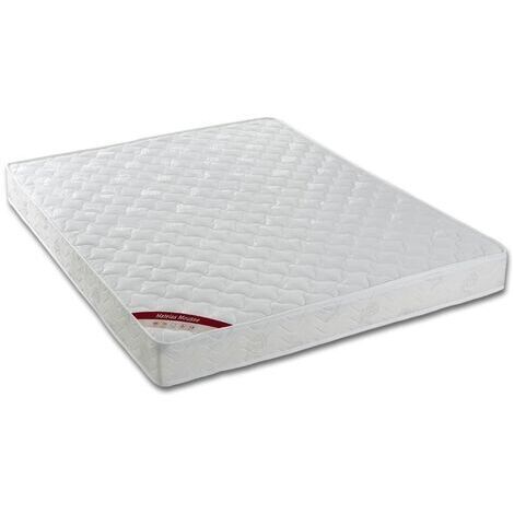 Matelas mousse 160x200 cm 25kg/m3 2 faces épaisseur 13 cm (1/4)