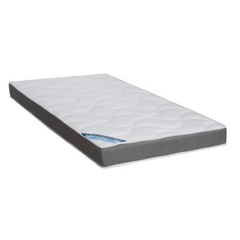 Matelas mémoire de forme gris chiné 140x190cm (1/5)