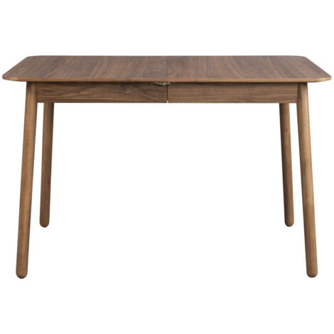 Table à manger 120/162x80x76 cm décor noyer - GLIMPS (1/5)
