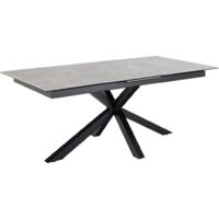 Table de salle à manger rectangulaire extensible en céramique 8/10 places L200/240 - NEIVA