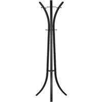 Porte manteau moderne 58x58x175 cm en acier noir