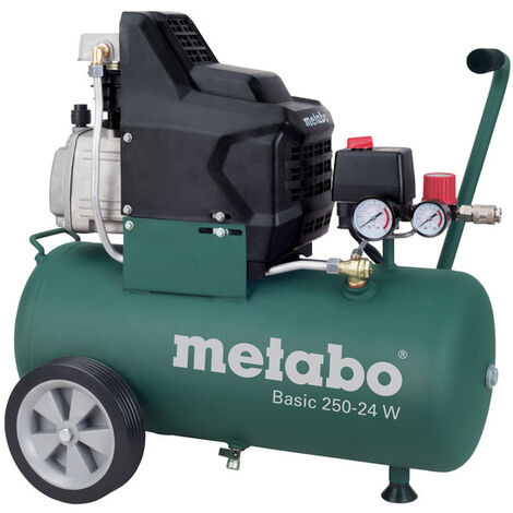 Metabo Basic 250-24 W - Compresseur d'air - 1500W - 24L - 95 l/min