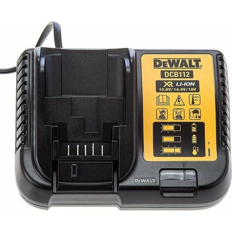 DeWalt Compact DCB112 18v Li-Ion XR Battery Charger 10.8v 18v RP DCB107 DCB113