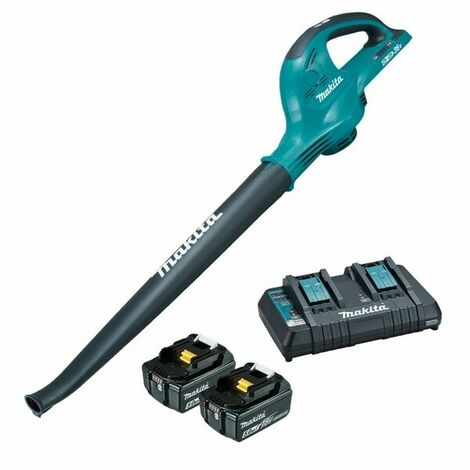 Makita DUB361PT2 Souffleur de feuilles sans-fil - 36V Li-Ion (2x 18V) - 2 batterie 5,0 Ah - 252 km/h
