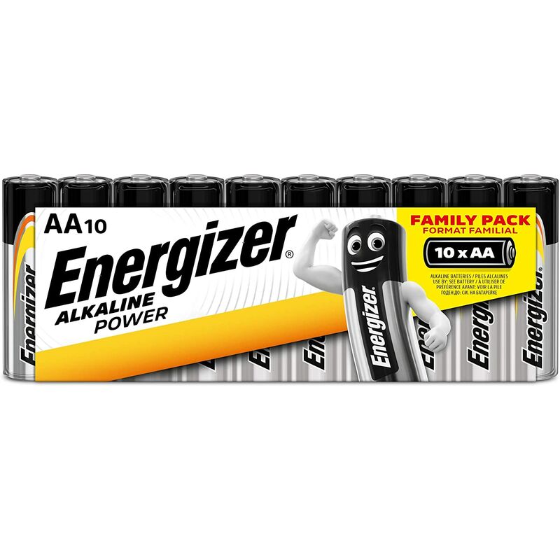 Energizer Alkaline Power - Pack de 10 pilas Alcalinas AA/LR06