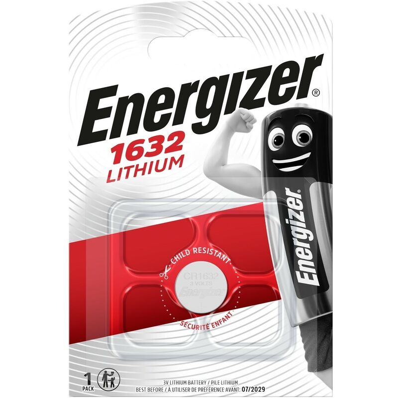 Pila de botón Energizer CR1632 Blister 1 unidad