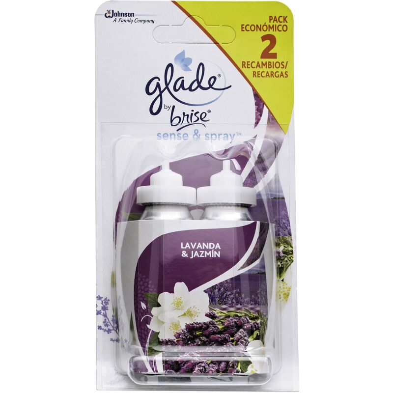 Glade Recambio Fragancia Lavanda y Jazmín, Plástico, Morado, 28.14x8x15.65 cm