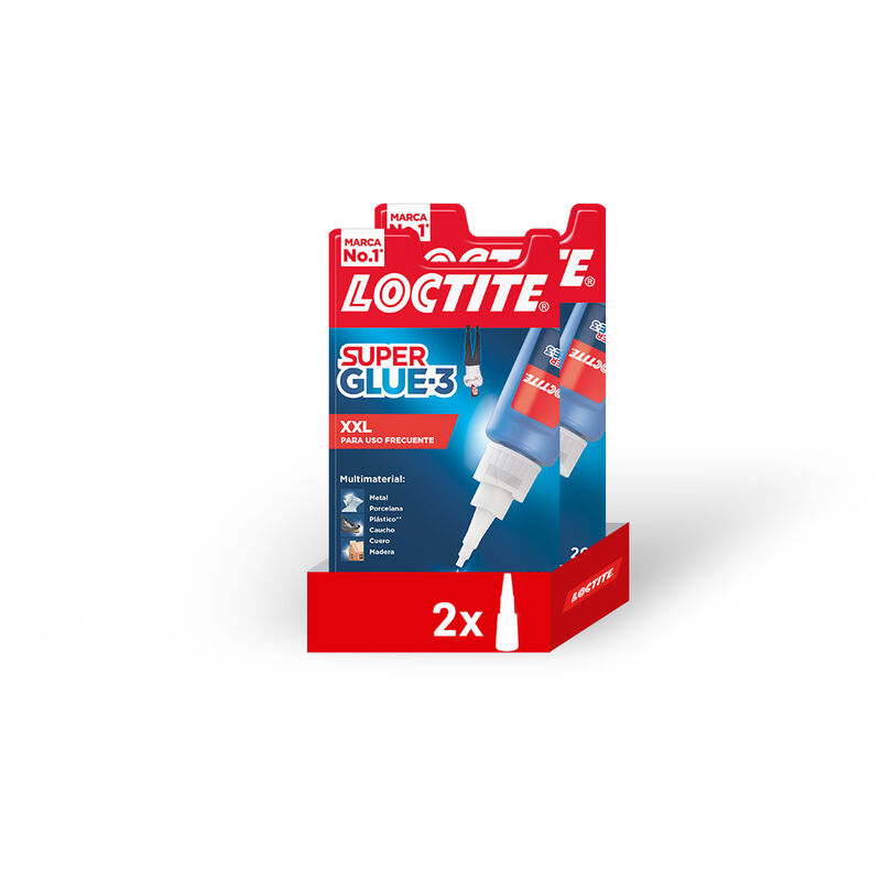 Adhesivo Instantáneo Loctite Super Glue-3 Power Gel Mini Trio 3 Unidades (1  g) 