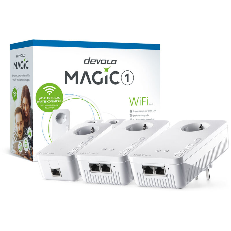 Amplificador de señal Wifi Devolo Magic 1 wifi 2-1-3