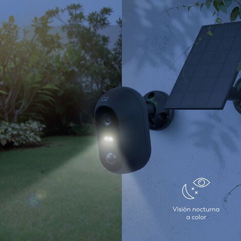 Cámara Vigilancia Reolink Exterior Sin Cables, 1080p Solar Batería,  Detección de Movimiento PIR, Visión Nocturna