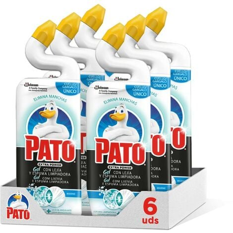 Gel WC desinfectante acción total océano Pato pack de 2 unidades