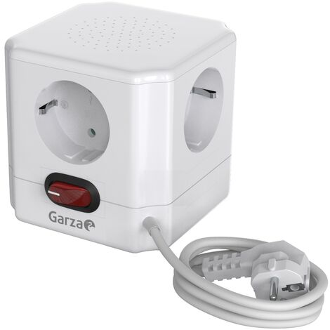 Pack De 2 Unidades De Regleta - Base Múltiple Cuadrada De 4 Tomas 1,5mm, Cable 1,4m Con Ofertas En | Ofertas Online