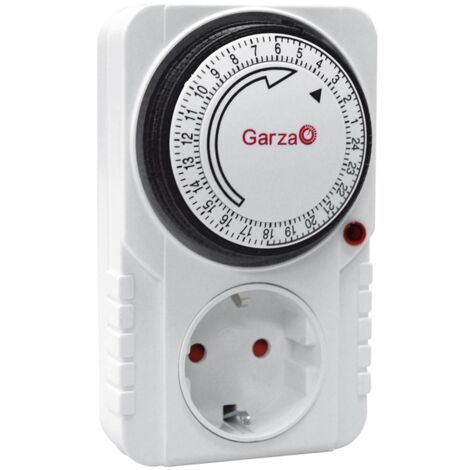 Garza Power - Temporizador analógico de uso interior , programable 24 horas (1/2)