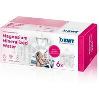BWT - Pack de 6 Filtros para Jarra Filtradora de Agua con Magnesio para 6  meses duración