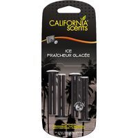 California Car Scents - Ambientador de Coche con Fragancia, Olor y Esencias a  Ice, Aroma a Hielo, Fresco (Bastones de ventilación, 4UDS)