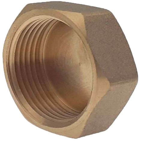Bouchon femelle laiton à visser Ø 3/4" - lot de 5 (1/4)