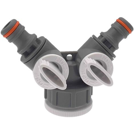 Lot de 1 Sélecteur raccord 2 circuits pour robinet (1/5)