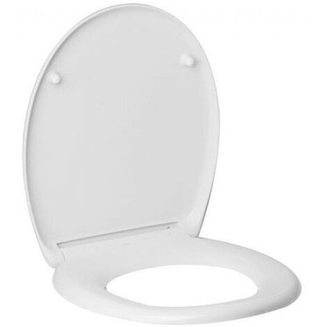 HABY Abattant WC duroplast déclipsable avec frein de chute Blanc