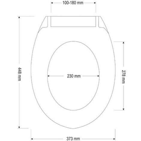 HABY Abattant WC duroplast déclipsable avec frein de chute Blanc