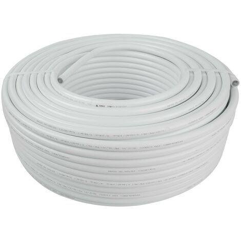 Monmobilierdesign – Tube multicouche NU PER Ø16 200 m – Polyéthylène non réticulé et aluminium – Température maximale 95°C – Pour chauffage central et sanitaire
